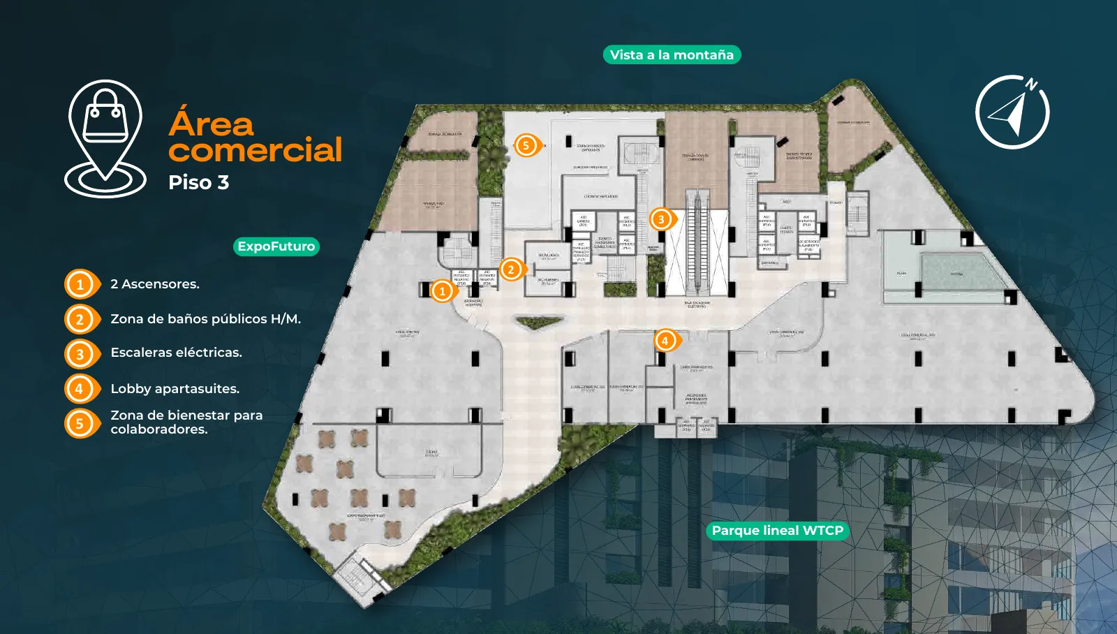 WTC Pereira, Brochure, página 17